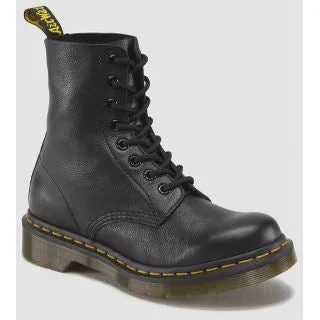 1460 Pascal Black Virginia Leather Lace Up Boot