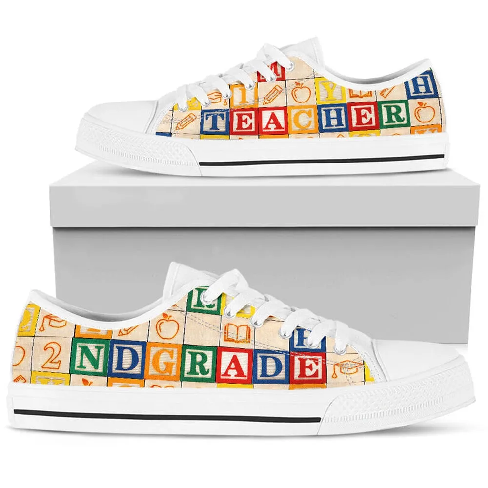 2Nd Grade Teacher Al Wooden Shoes Shoes, Teacher Shoes, Low Top Sneakers