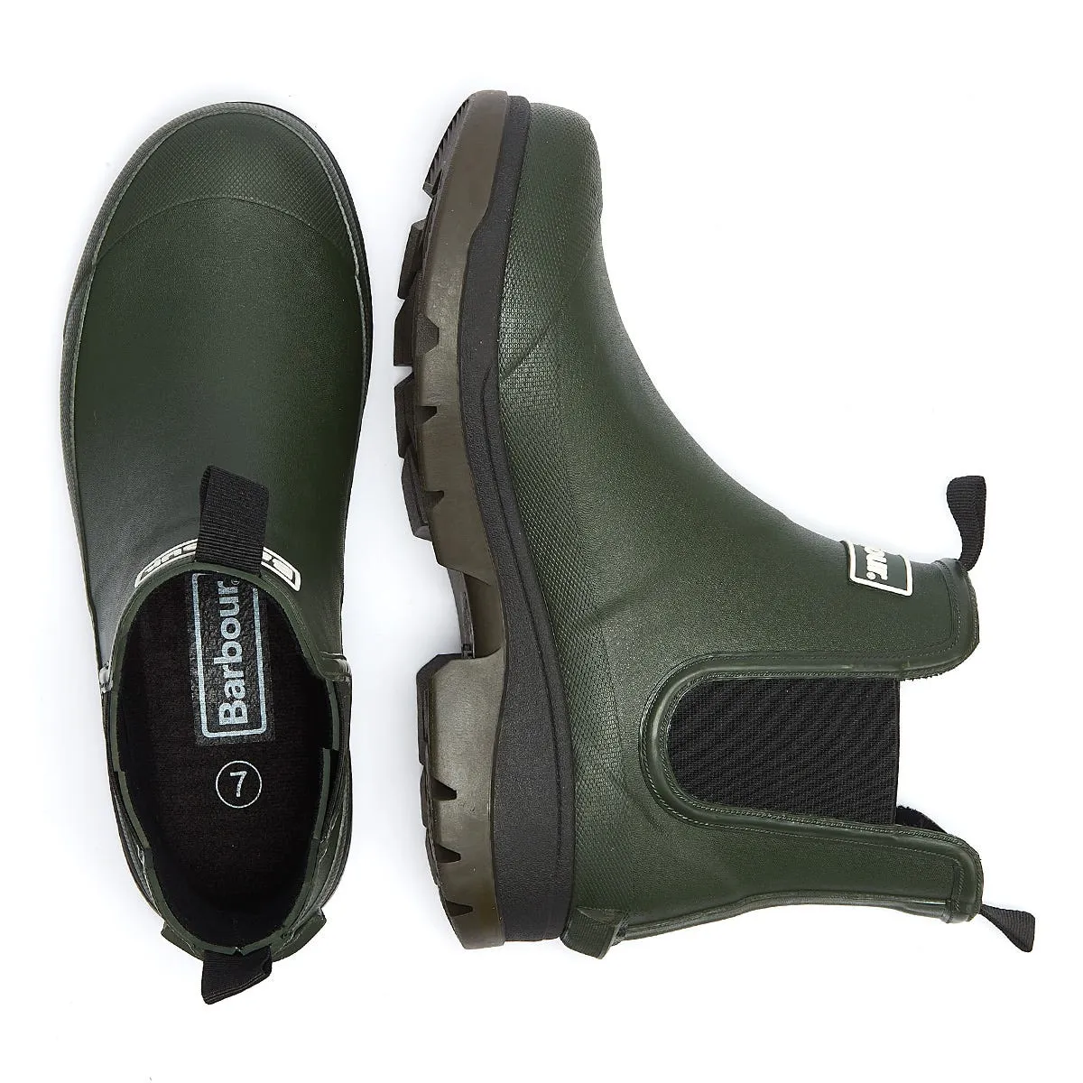 Barbour Nimbus Mens Olive Boots