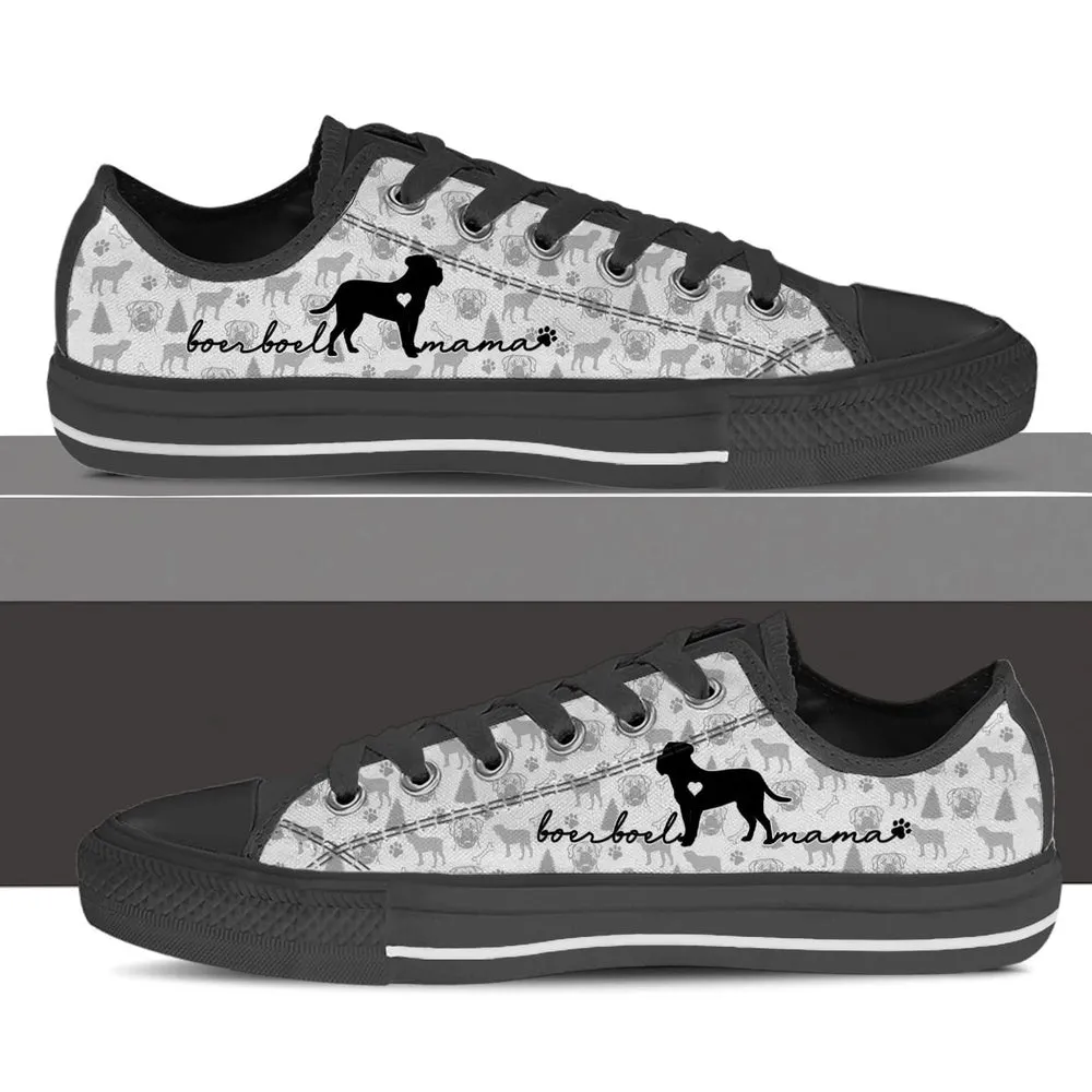 Boerboel Low Top Shoes, Dog Printed Shoes, Canvas Shoes For Men, Women