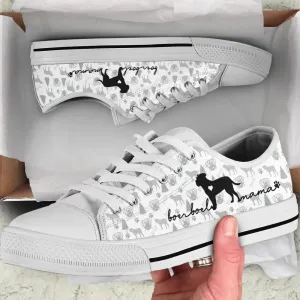 Boerboel Low Top Shoes, Dog Printed Shoes, Canvas Shoes For Men, Women