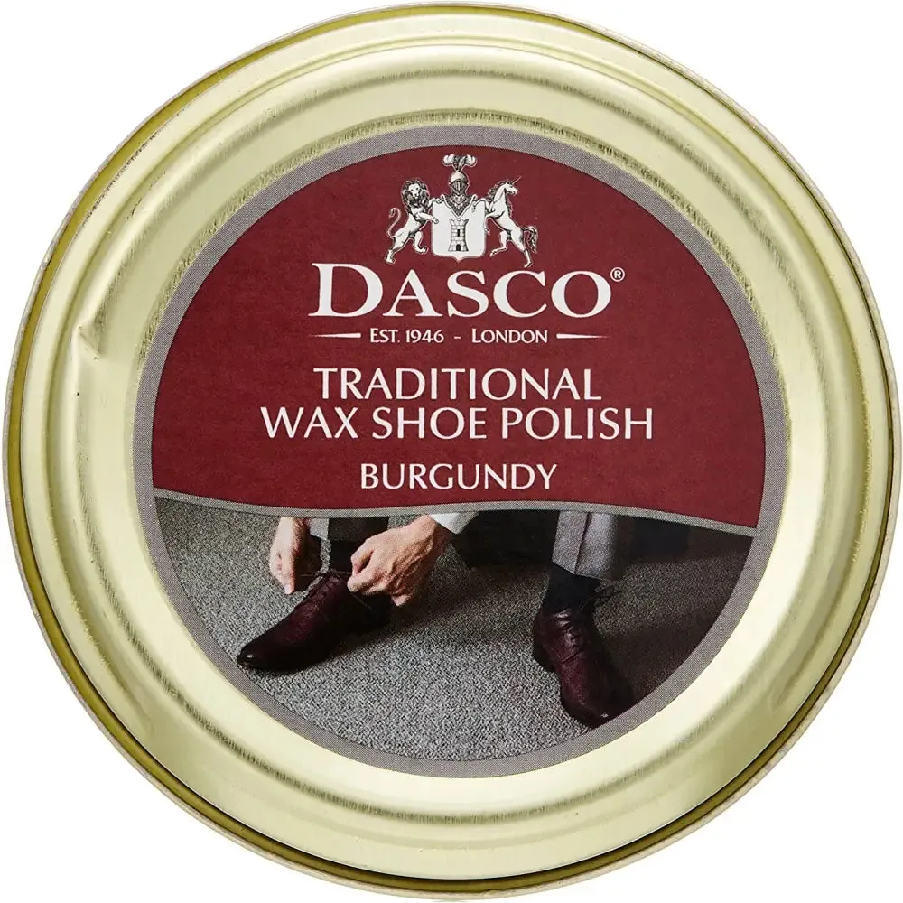 DASCO TRADITIONAL WAX SHOE POLISH No. 131 BURGUNDY / BORDEAUX 50ml