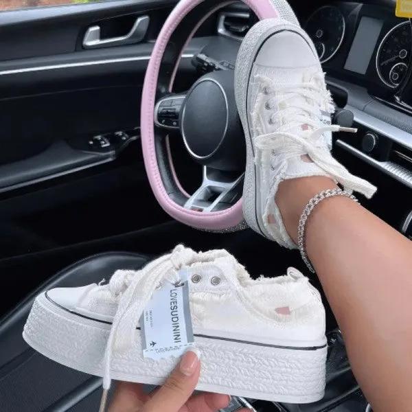 deanwangkt - Pink Casual Patchwork Frenulum Contrast Round Comfortable Out Door Shoes