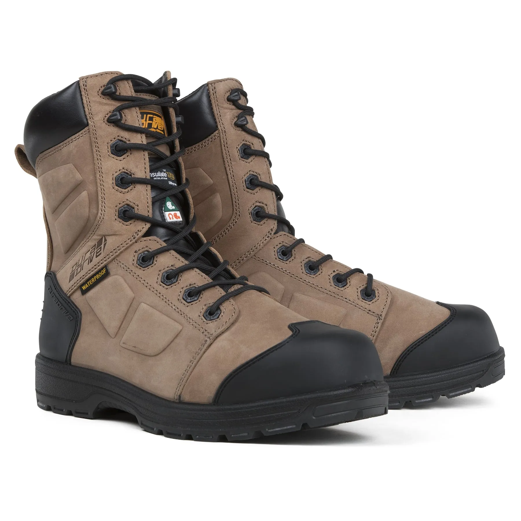 DURADRIVE LYNX WATERPROOF 600G INSULATED WINTER WORK BOOTS