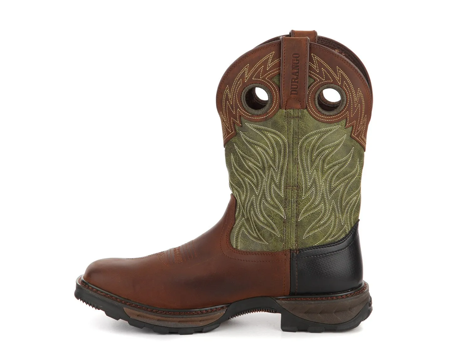 Durango Maverick XP boots, green/dark brown