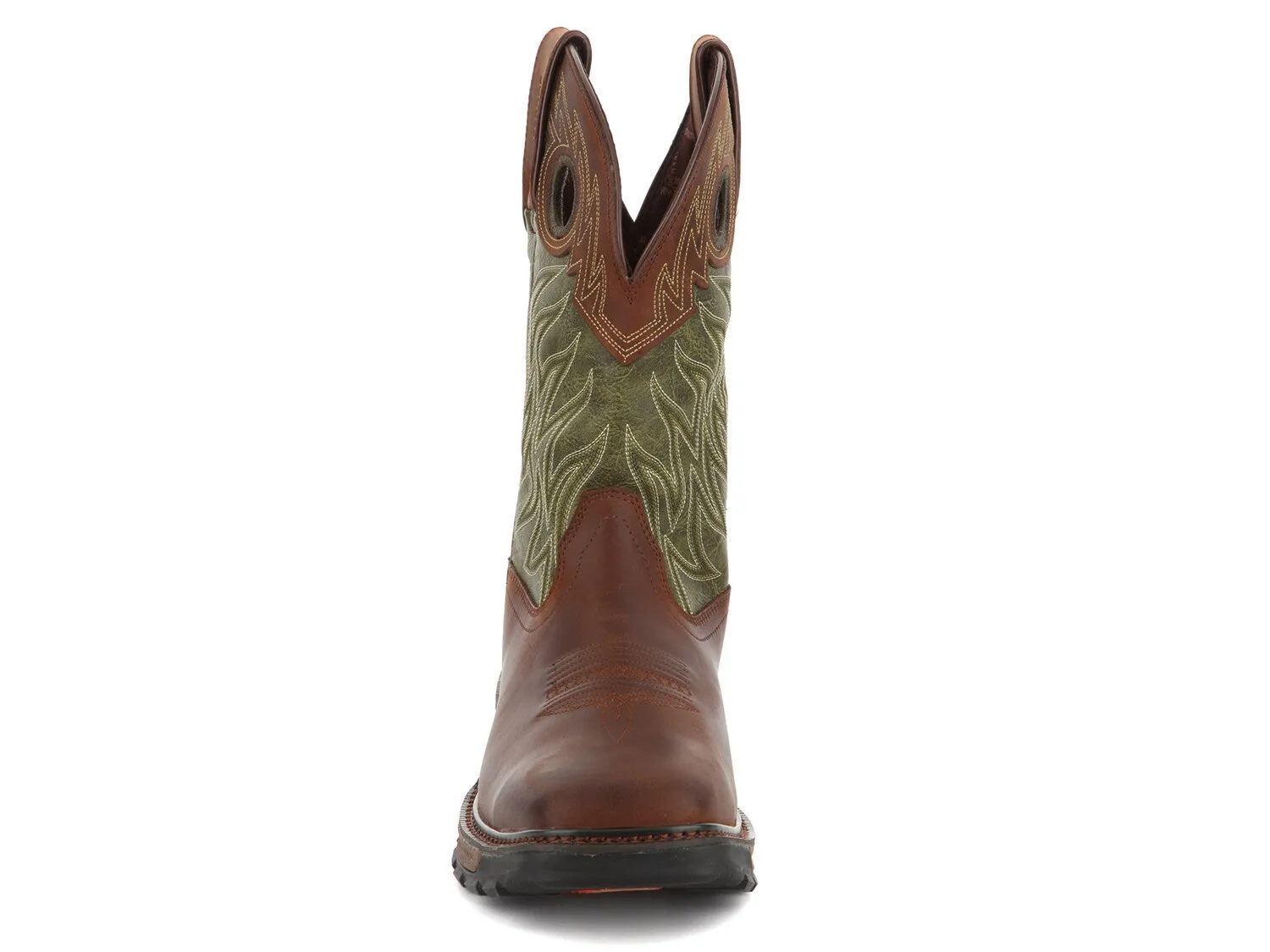 Durango Maverick XP boots, green/dark brown