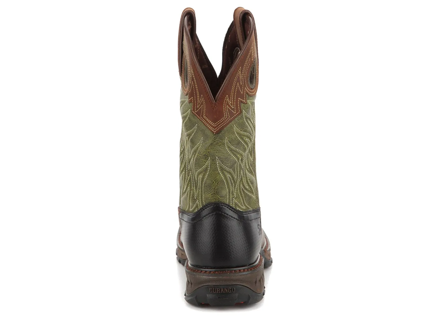 Durango Maverick XP boots, green/dark brown