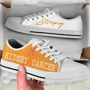 Kidney Cancer Shoes Strong Low Top Shoes, Best Canvas Shoes, Low Top Sneaker