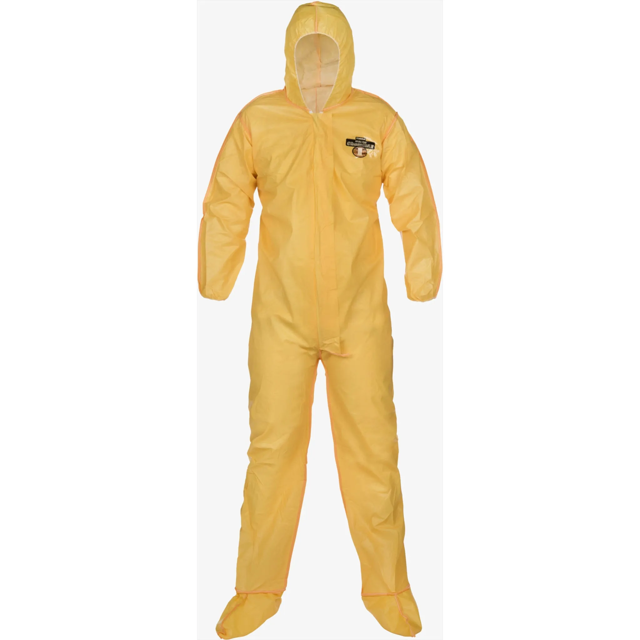 Lakeland ChemMax1 C1B414Y-3XL Coverall, Bound Seam, Yellow, 3X-Large, Case of 25