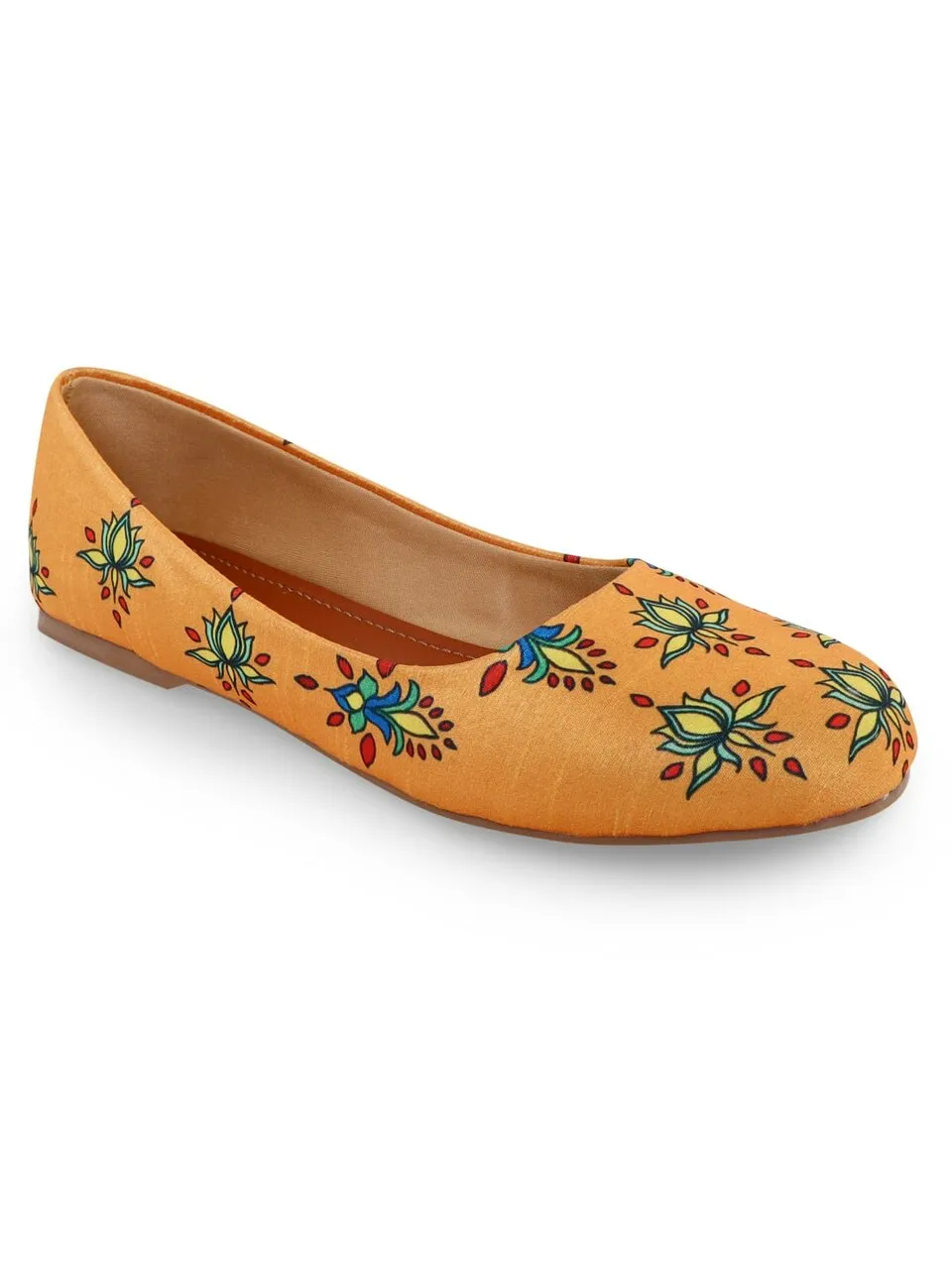 Musturd Motif Ballerinas