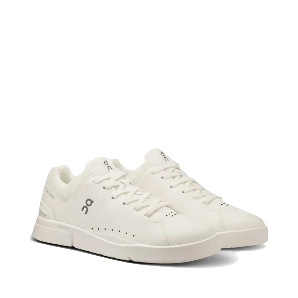 On Men's THE ROGER Advantage Sneaker in White/Undyed