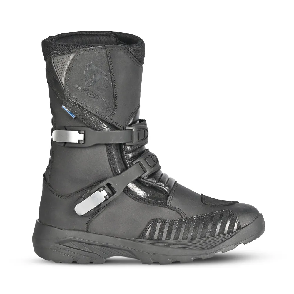 R TECH - Traveler WR Motorbike Touring Boots - Black