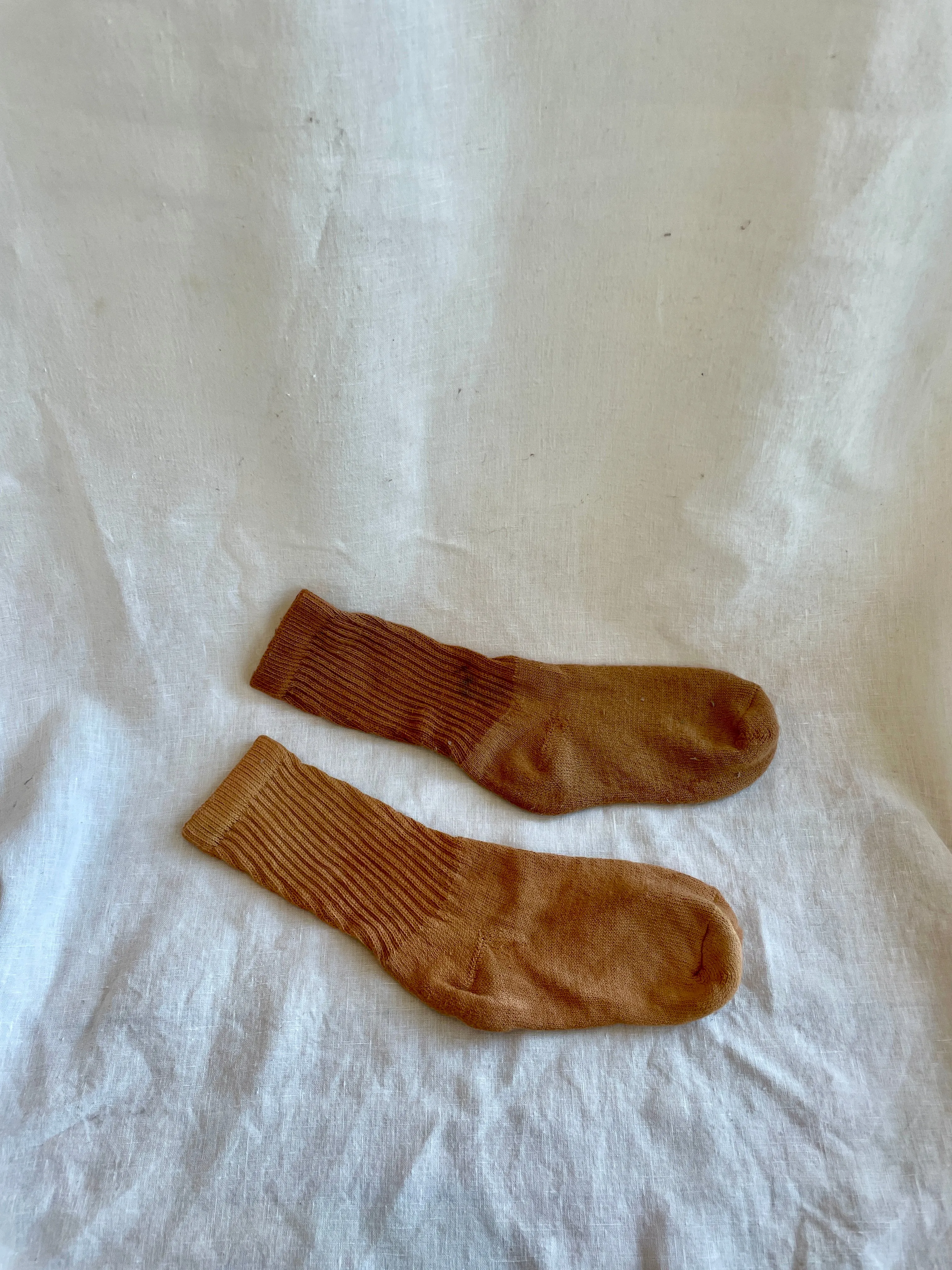 Rust Organic Cotton Plant Dyed Socks