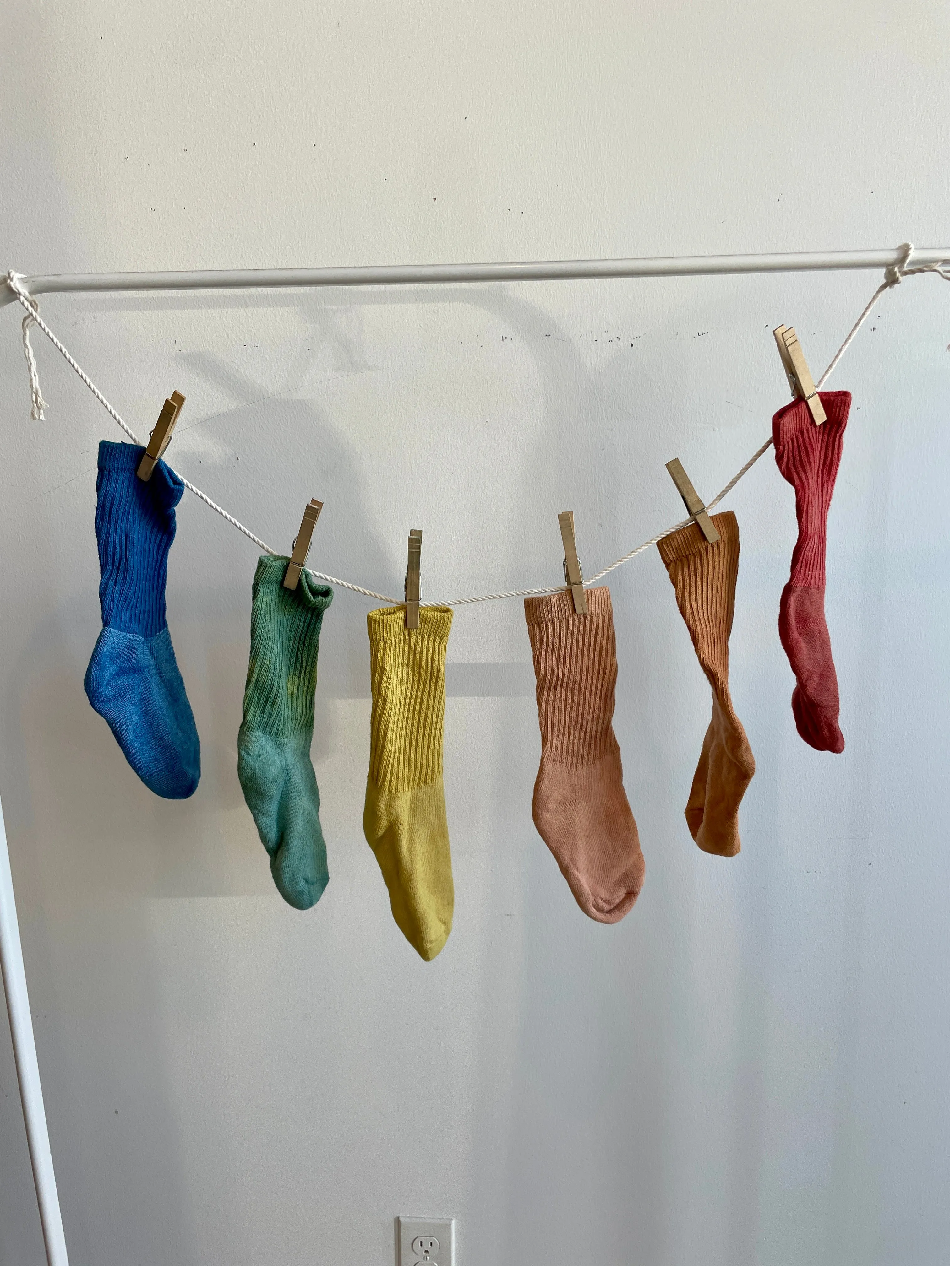 Rust Organic Cotton Plant Dyed Socks