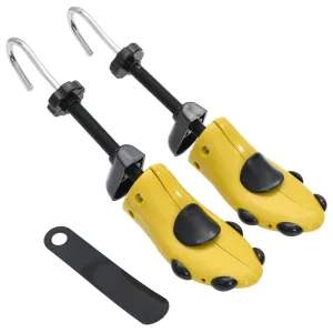 Shoe Stretchers with Shoe Horn Yellow EU 37-41 Plastic